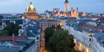 Leipzig Bundesverwaltungsgericht och Neues Rathaus