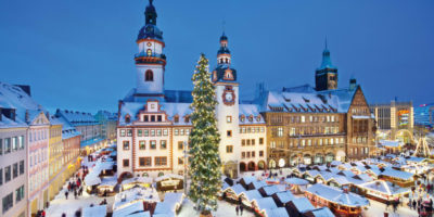 julmarknaden i Chemnitz